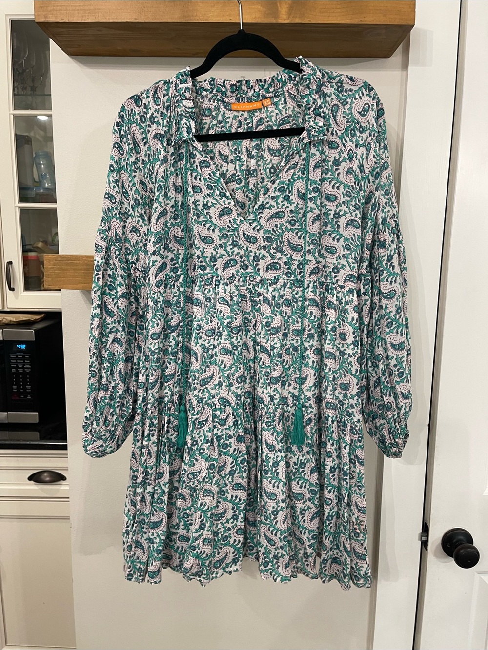 $278 Oliphant Suzani Yoke mini dress